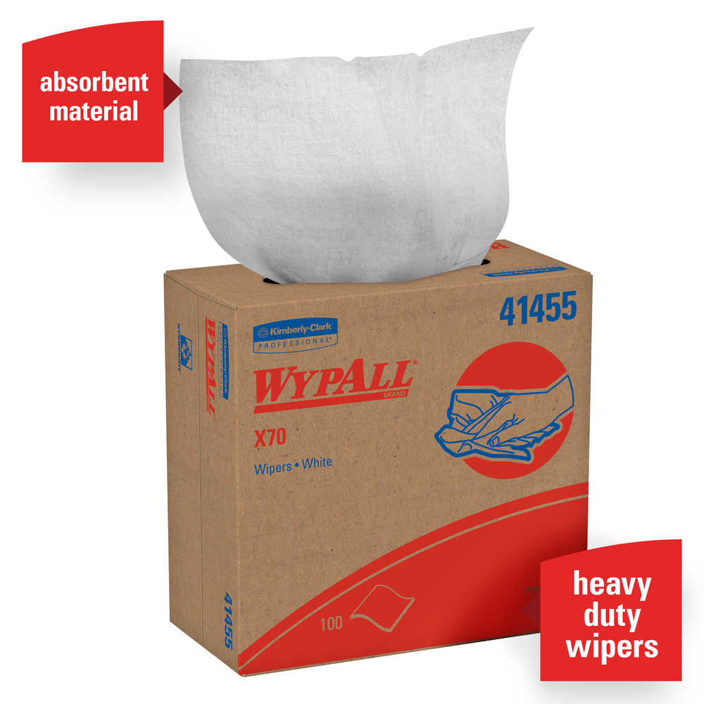 Kimberly Clark® Professional Wypall® 41455 X70 Disposable Wipers 